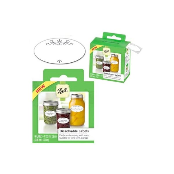 Rubbermaid 60PK Dissolv Jar Label 1440010734 - main